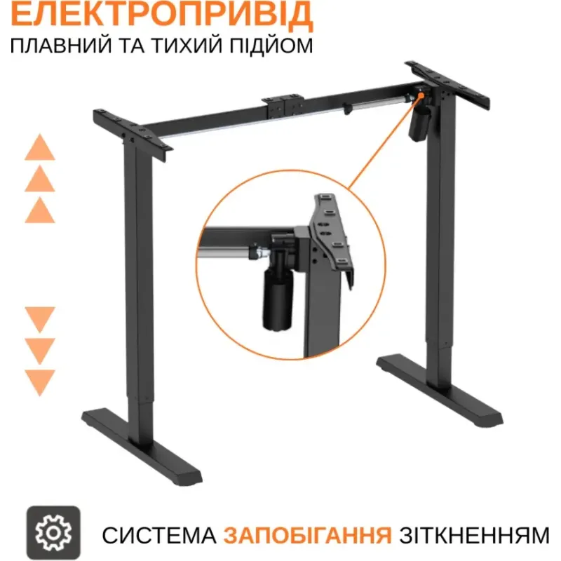 Стол iTech MT12BB Black