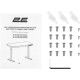 Стіл 2E СЕ218D Motorized White (2E-CE218D-MOTORIZED)