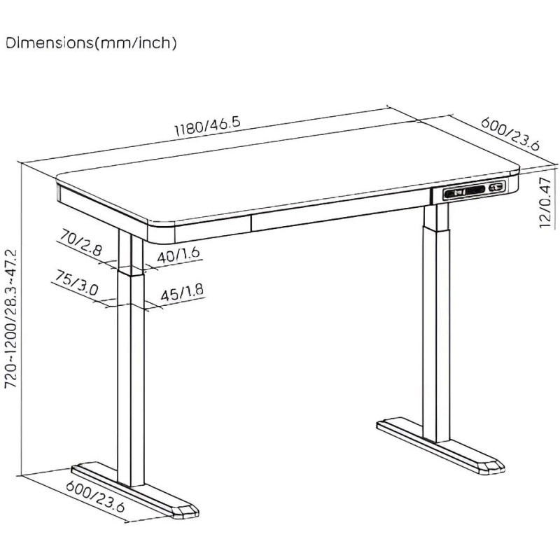 Стіл 2E СЕ218D Motorized White (2E-CE218D-MOTORIZED)