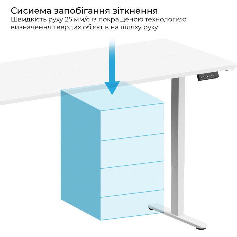 Стіл OfficePro ODE1880W