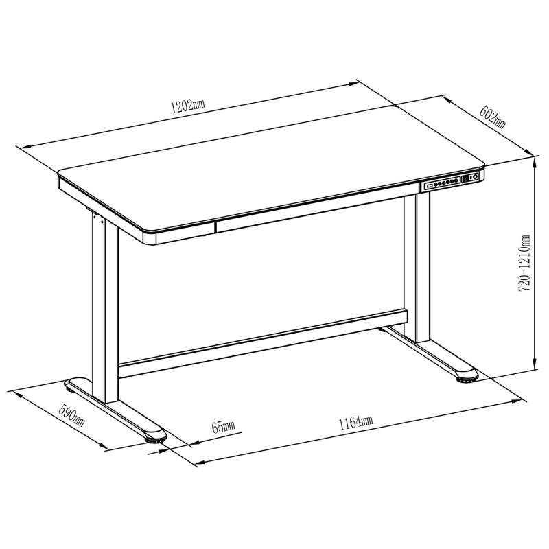 Стол Digitus Electric Height Adjustable (DA-90406)