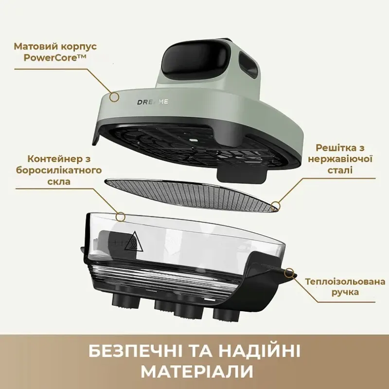 Мультипечь Dreame Tasti PT60 4.5L+2.5L Sage/Green (DREAME-PT60-SG)