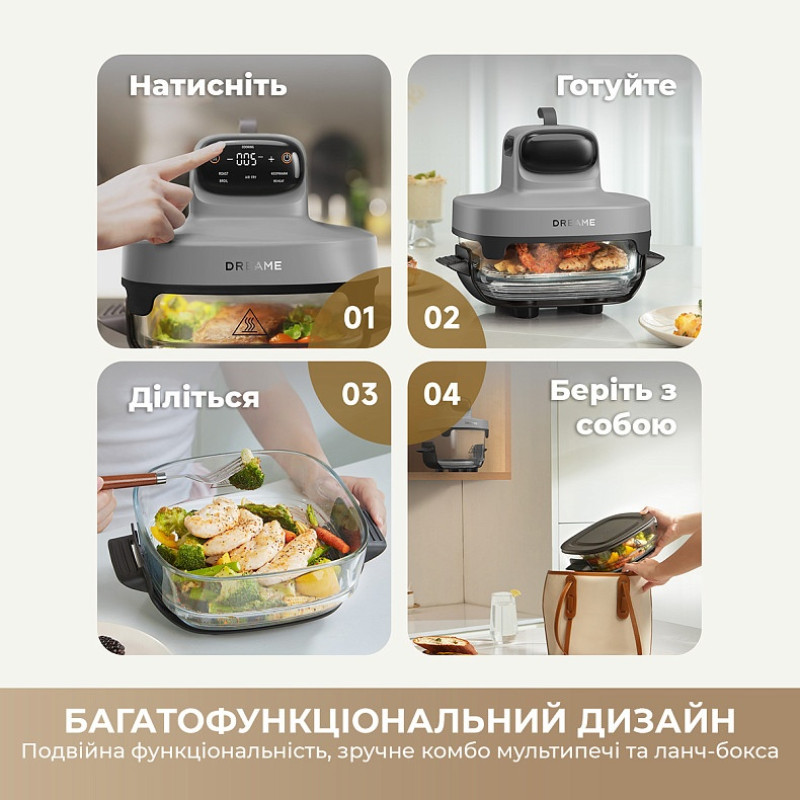 Мультипіч Dreame Tasti PT60 4.5L+2.5L Sage/Green (DREAME-PT60-SG)