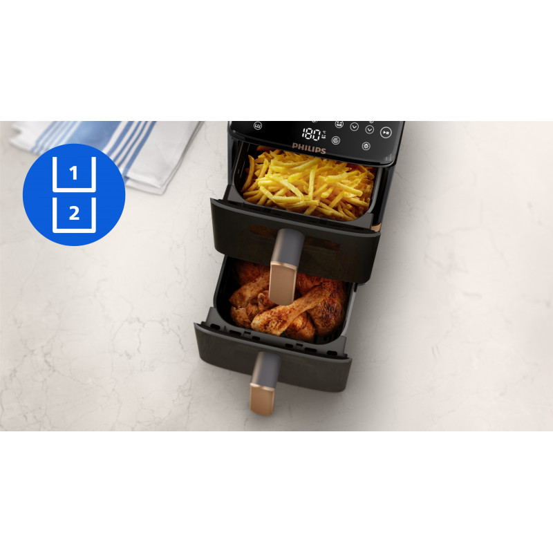 Мультипечь Philips Ovi Stacked Dual Basket NA462/70