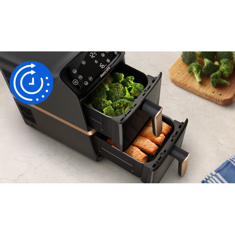 Мультипечь Philips Ovi Stacked Dual Basket NA462/70