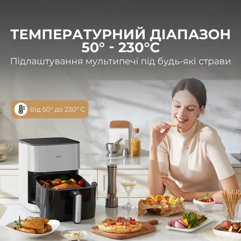 Мультипечь MOVA FD10s Pro White (VFF12A-WH-S)