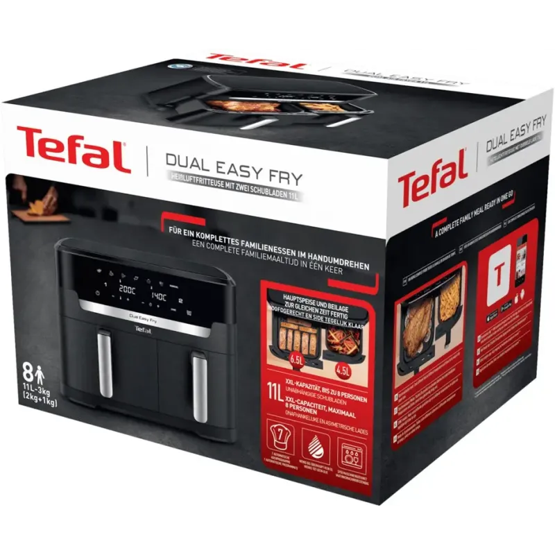 Мультипечь Tefal Dual Easy Fry XXL EY9428E0