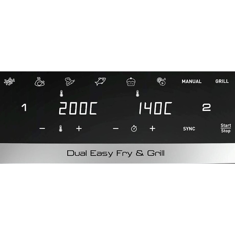 Мультипечь Tefal Dual Easy Fry & Grill Air Fryer EY905D10