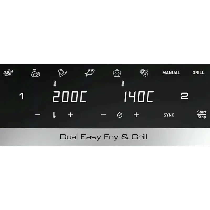 Мультипечь Tefal Dual Easy Fry & Grill Air Fryer EY905D10
