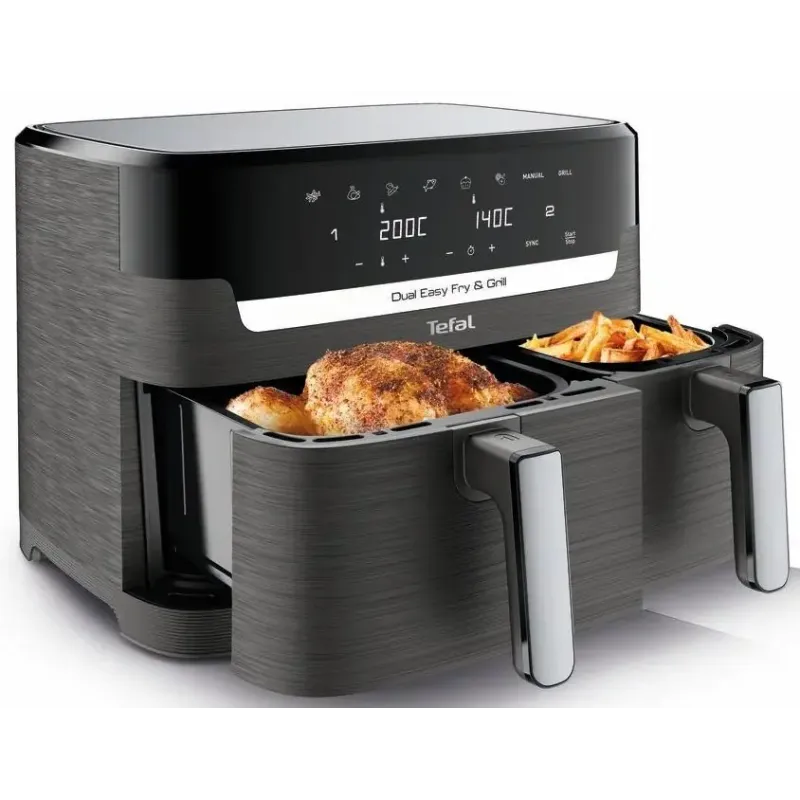 Мультипечь Tefal Dual Easy Fry&Grill Air Fryer EY905B10