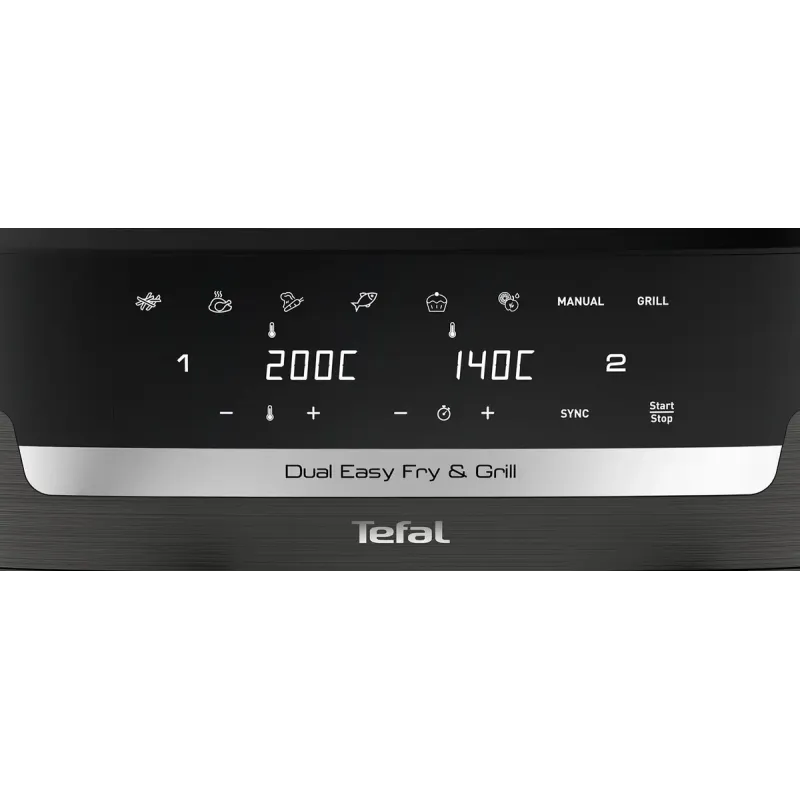 Мультипечь Tefal Dual Easy Fry&Grill Air Fryer EY905B10