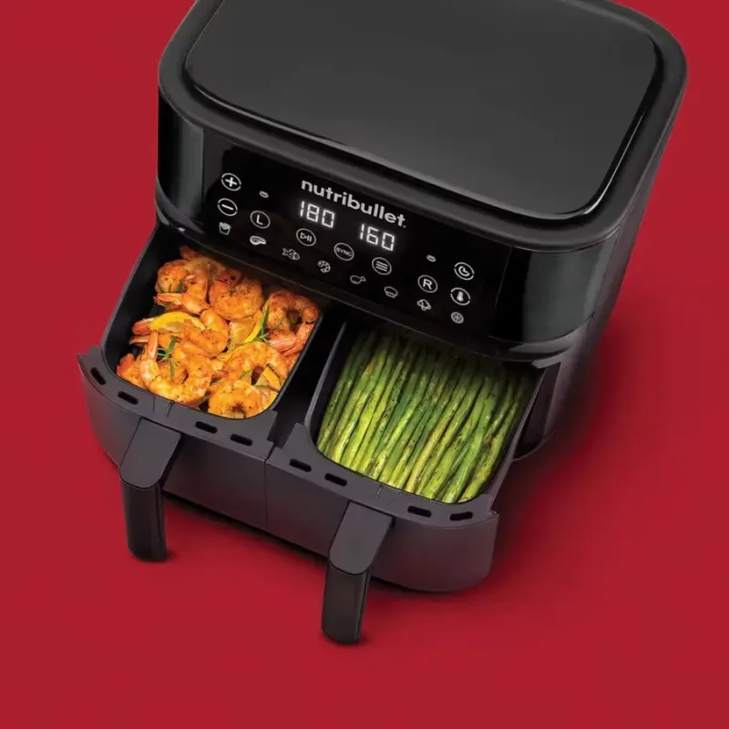 Мультипечь Nutribullet Twin Drawer Air Fryer NBA081B