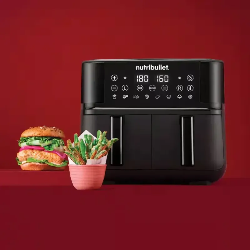 Мультипечь Nutribullet Twin Drawer Air Fryer NBA081B