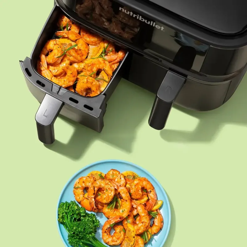 Мультипечь Nutribullet Twin Drawer Air Fryer NBA081B