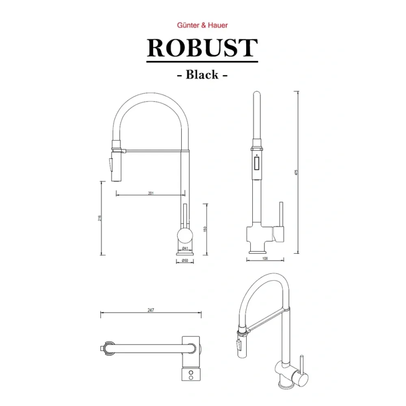 Gunter&Hauer ROBUST Black