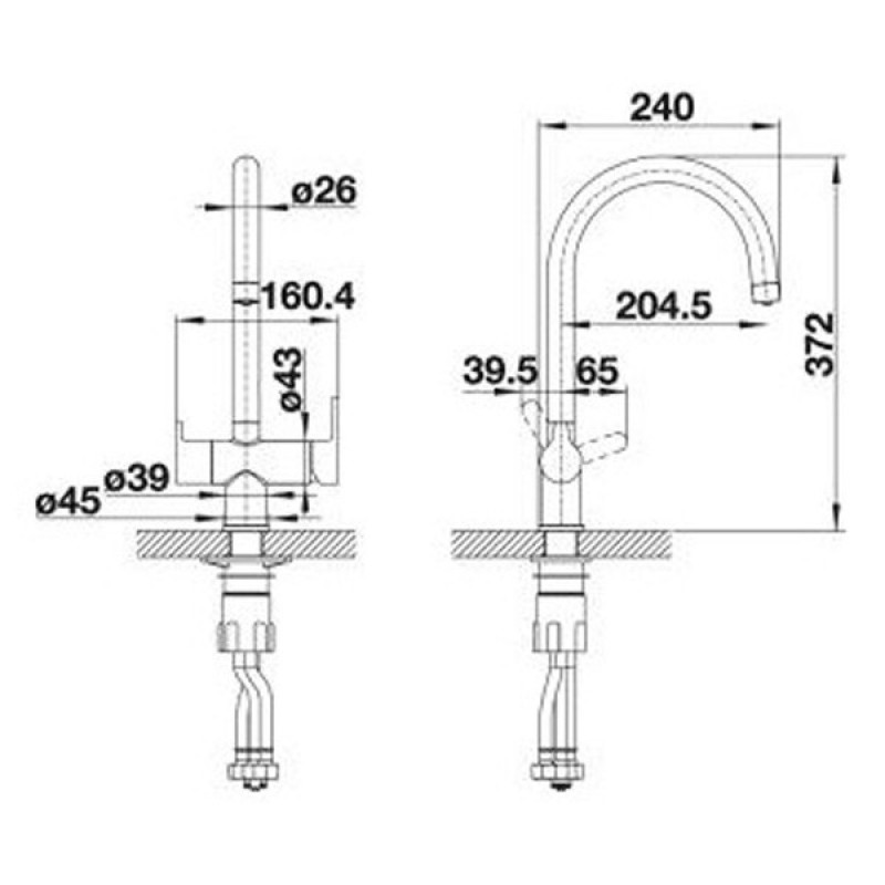 Смеситель Blanco TRIMA 520840
