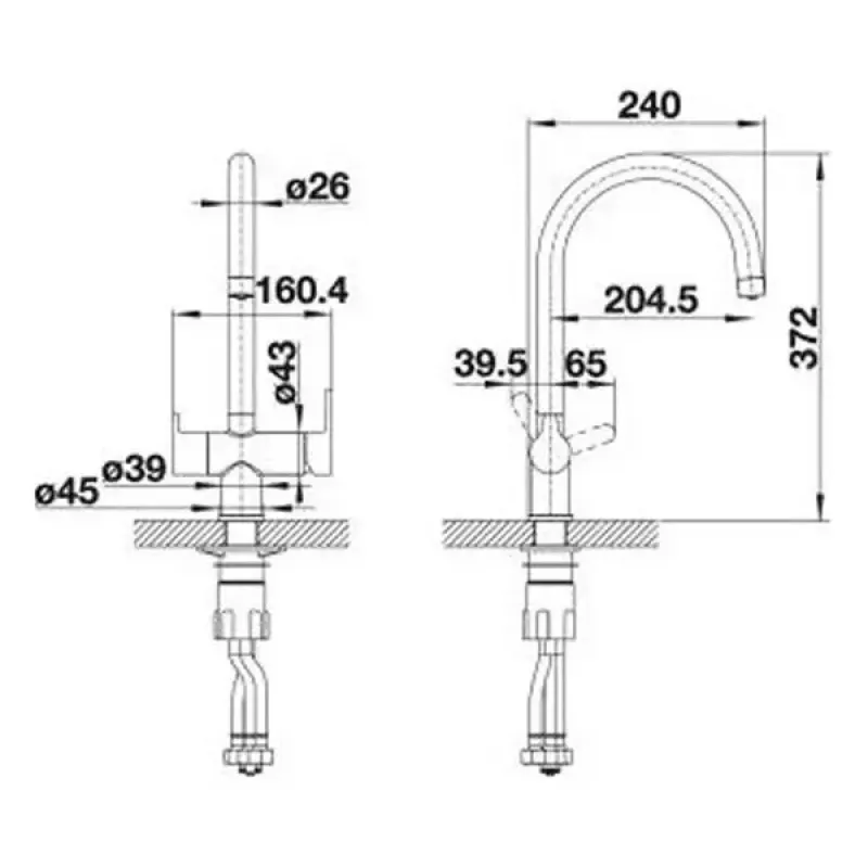Смеситель Blanco TRIMA 520840