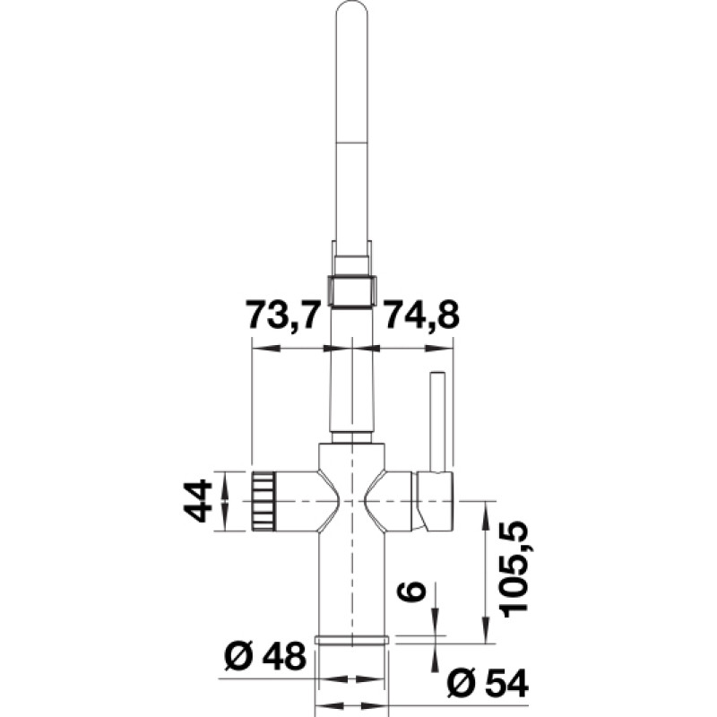 Смеситель Blanco CATRIS-S 526706