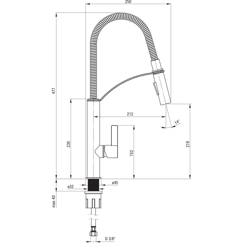 Смеситель Deante BGB 072M