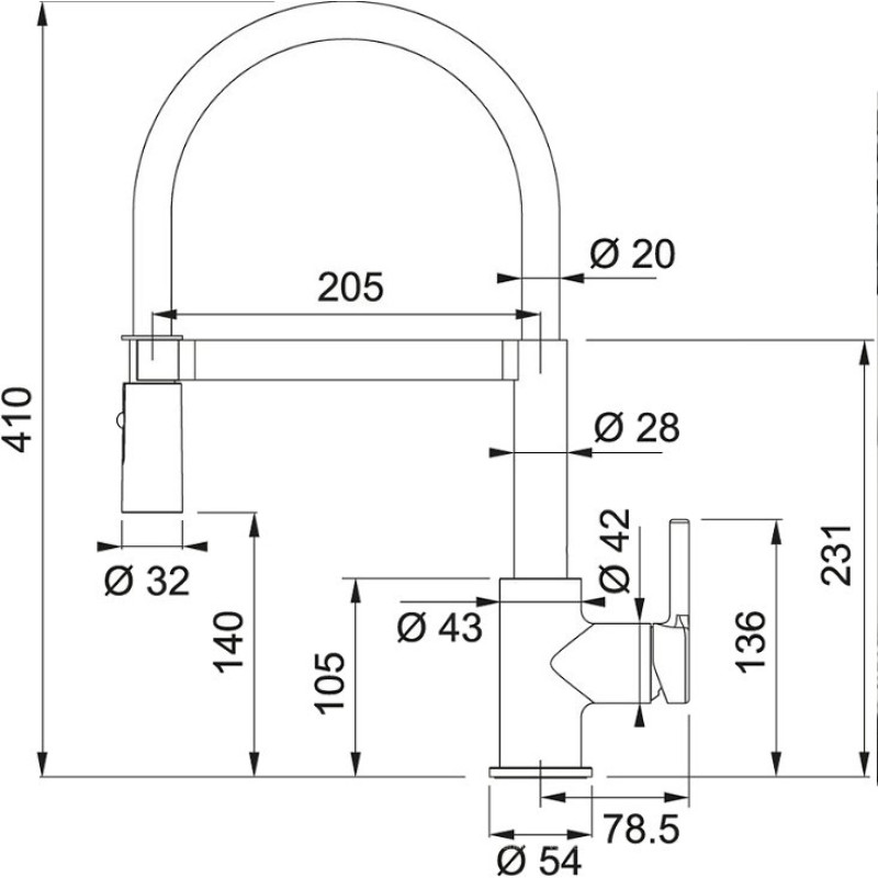 Змішувач Franke Lina 115.0626.085