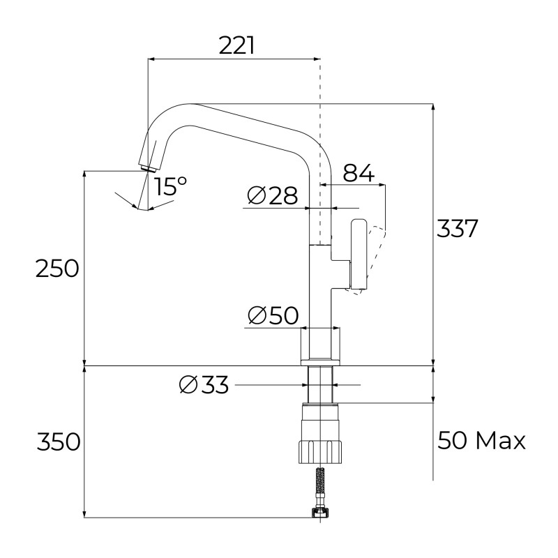 Смеситель Teka OVAL 938 116030069