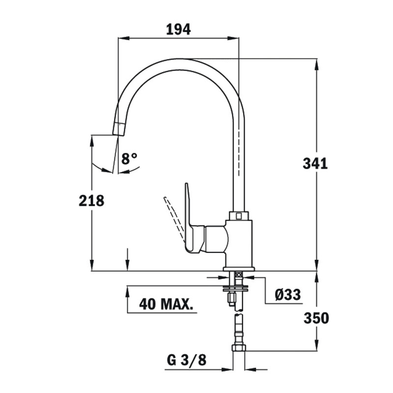 Змішувач Teka SP 995 TG 55995020CN
