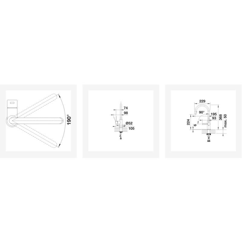 Смеситель Blanco CANDOR-S 523121
