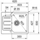 Кухонная мойка Franke City UCG 611-62 114.0701.825