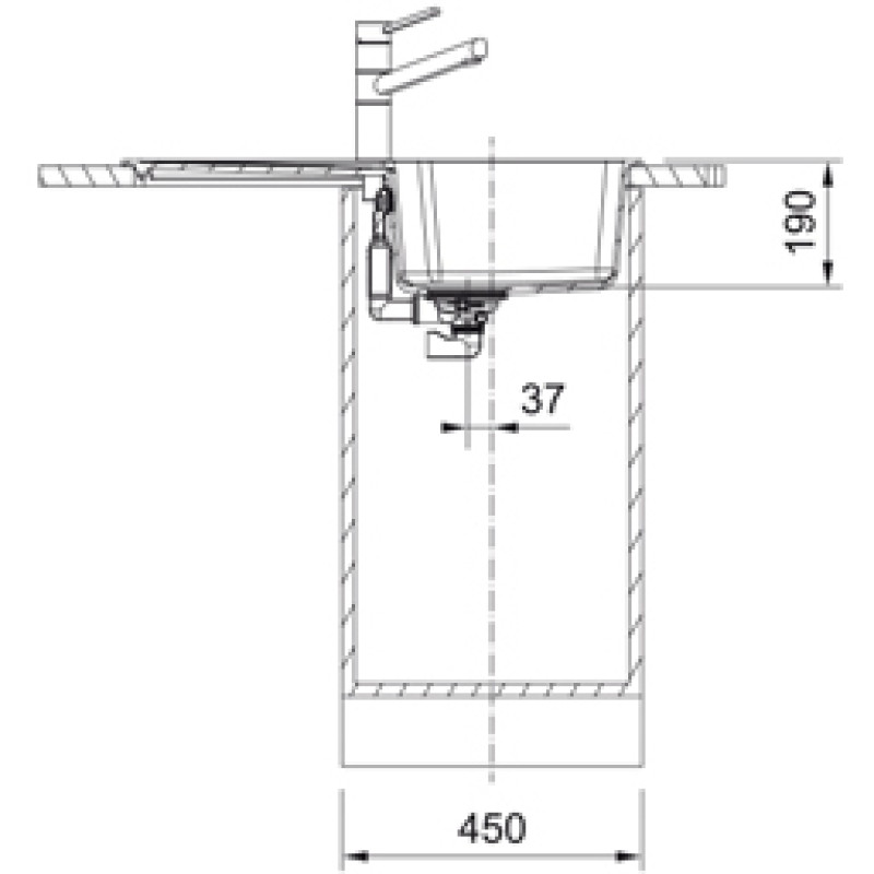 Кухонная мойка Franke City онікс (114.0701.828)