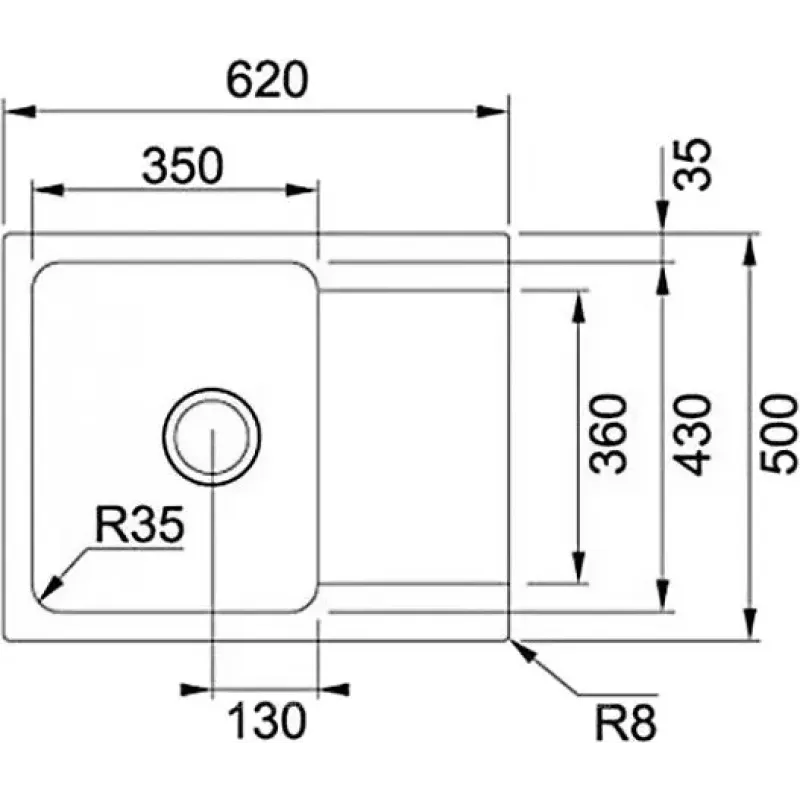 Кухонная мойка Franke OID 611-62 143.0671.750