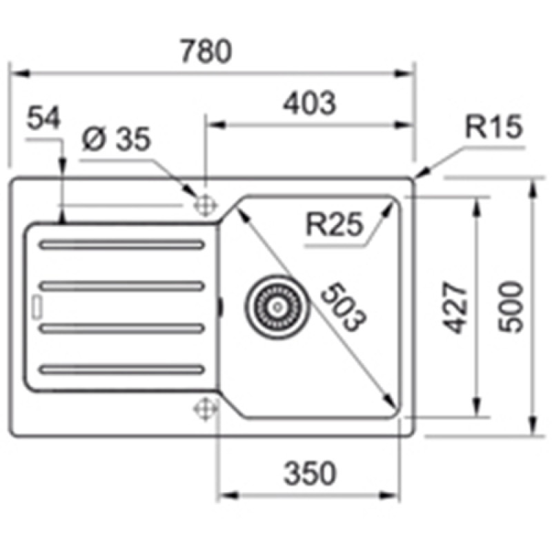 Кухонная мойка Franke City сірий камінь (114.0701.829)