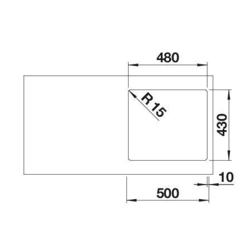 Кухонная мойка Blanco SOLIS 450-IF 526121