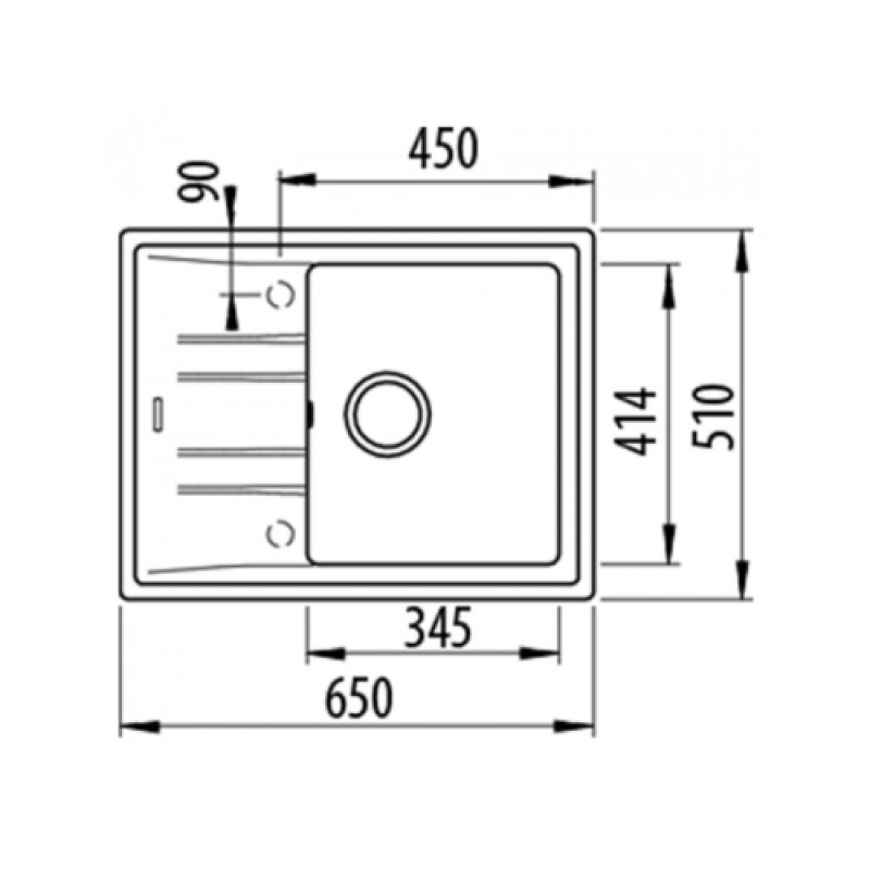Кухонна мийка Teka Stone 45 B-TG 1B 1D 115330045
