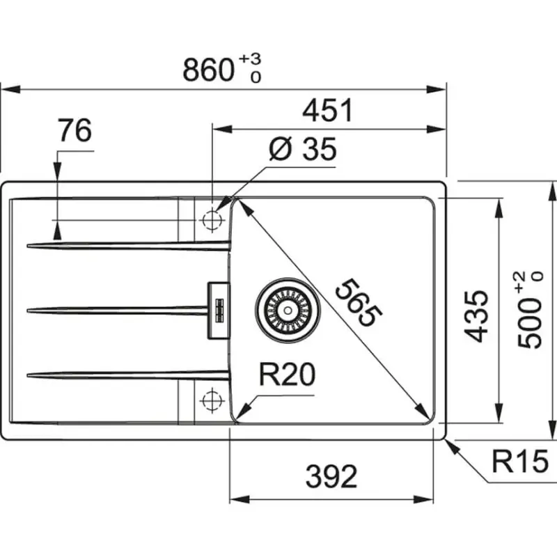 Кухонная мойка Franke Centro CNG 611-86 (114.0701.821)