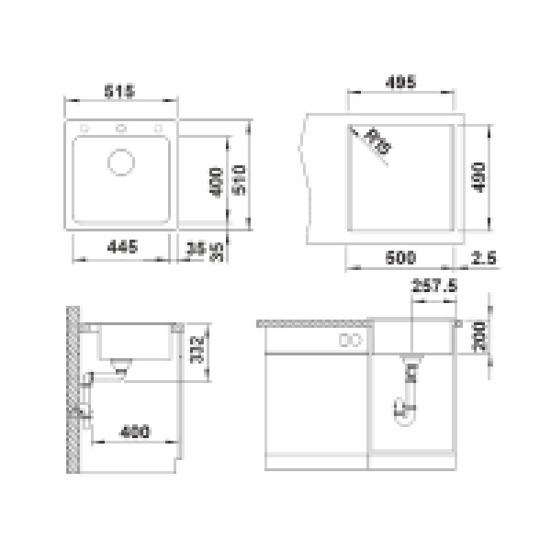 Кухонна мийка Blanco NAYA 5 526578