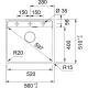 Кухонная мойка Franke Maris MRG 610-52 TL (114.0668.819)