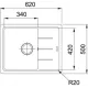 Кухонная мойка FRANKE BFG 611-62 114.0272.580
