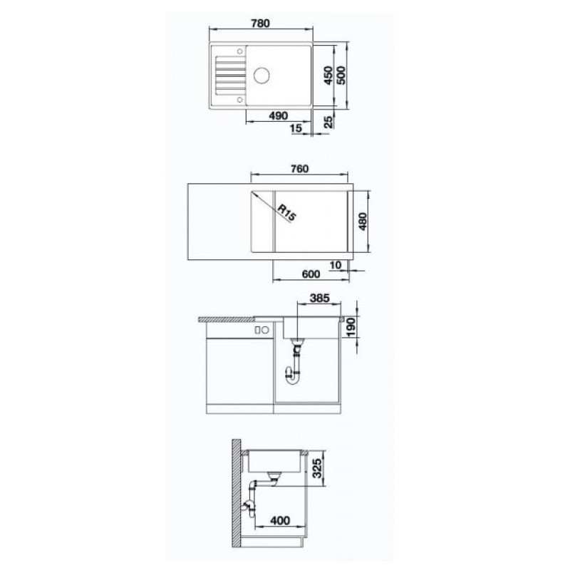 Blanco ZIA XL 6 S Compact 523273