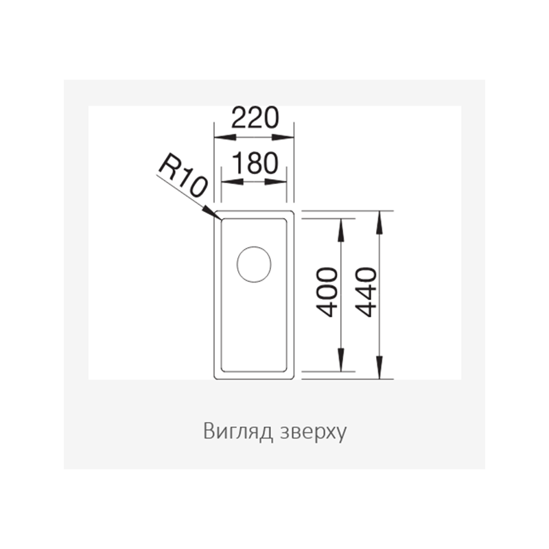 Кухонна мийка Blanco CLARON 180-IF 521564
