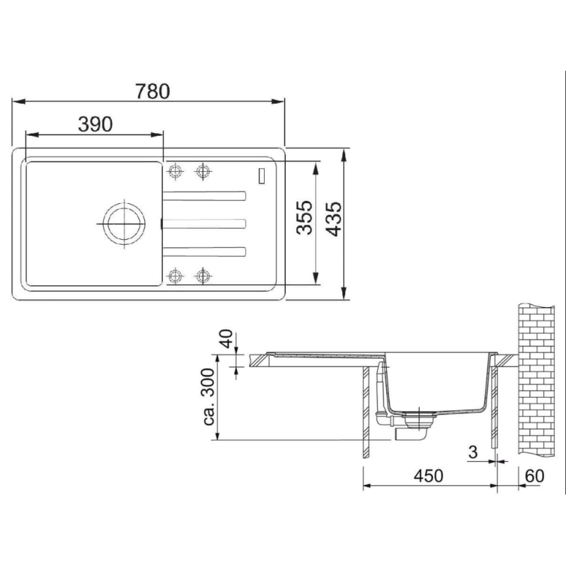 Кухонна мийка Franke BSG 611-78 114.0743.177