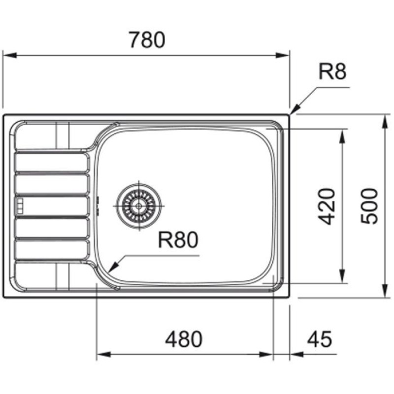 Кухонная мойка Franke Spark SKL 611-78 XL 101.0716.716