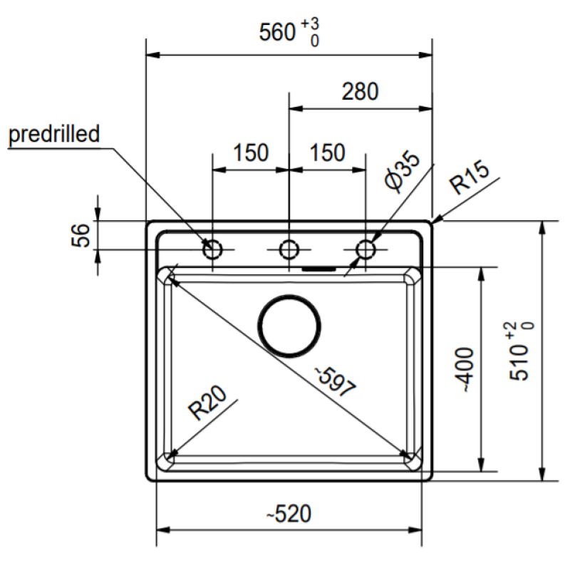 Кухонна мийка Franke MRG 610-52 TL 114.0668.901