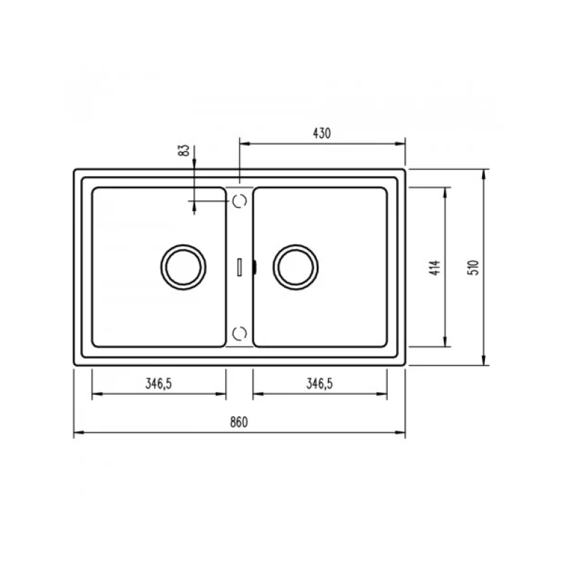 Кухонна мийка Teka Stone 90 B-TG 2B 115260000