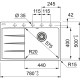 Franke Centro CNG 611-78 TL 114.0699.238