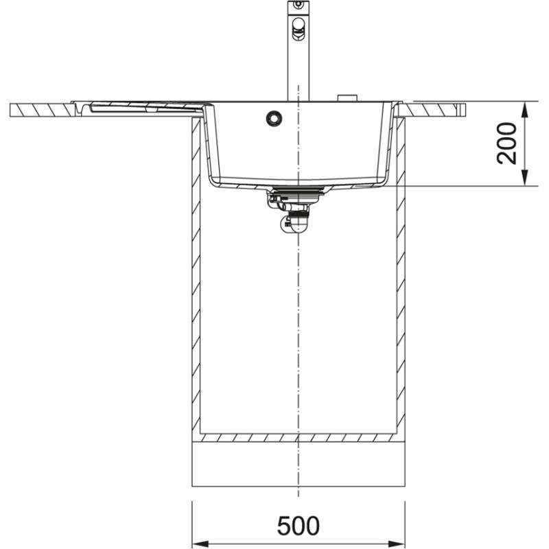 Franke Centro CNG 611-78 TL 114.0699.238