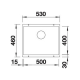 Кухонна мийка Blanco SUBLINE 500-U 527797