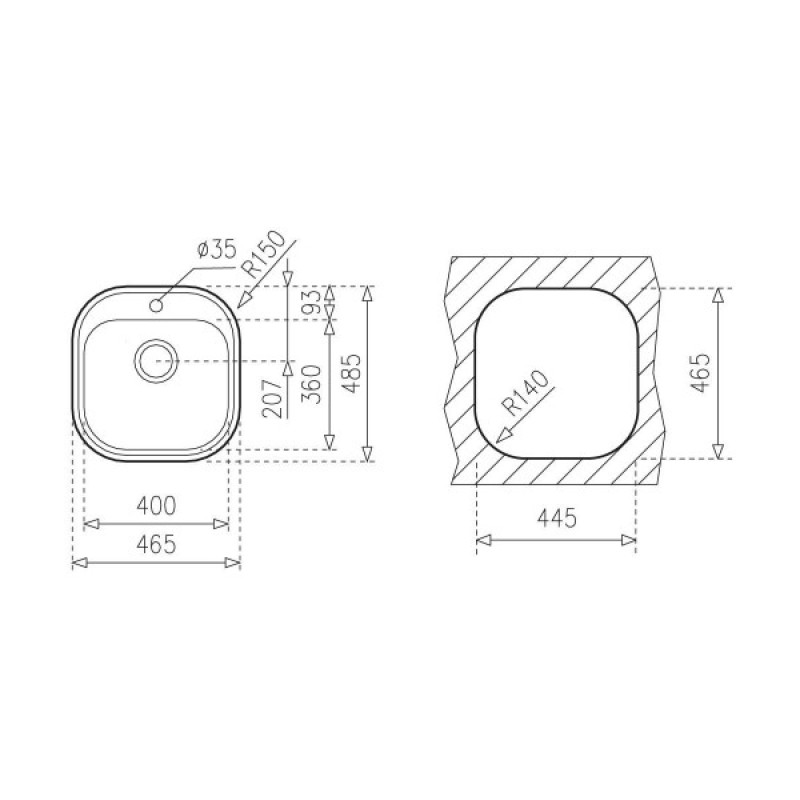 Кухонная мойка Teka Stylo 1C MTX 10107045
