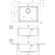 Кухонна мийка Deante ZPO_010B