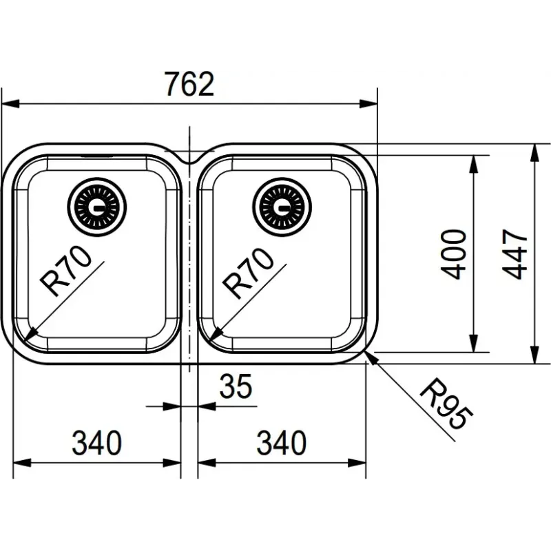 Кухонная мойка Franke Smart SRX 120 122.0739.594