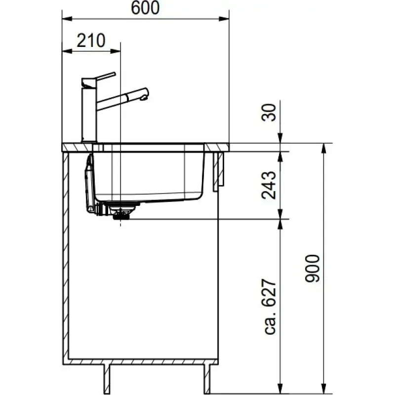 Кухонная мойка Franke Smart SRX 120 122.0739.594